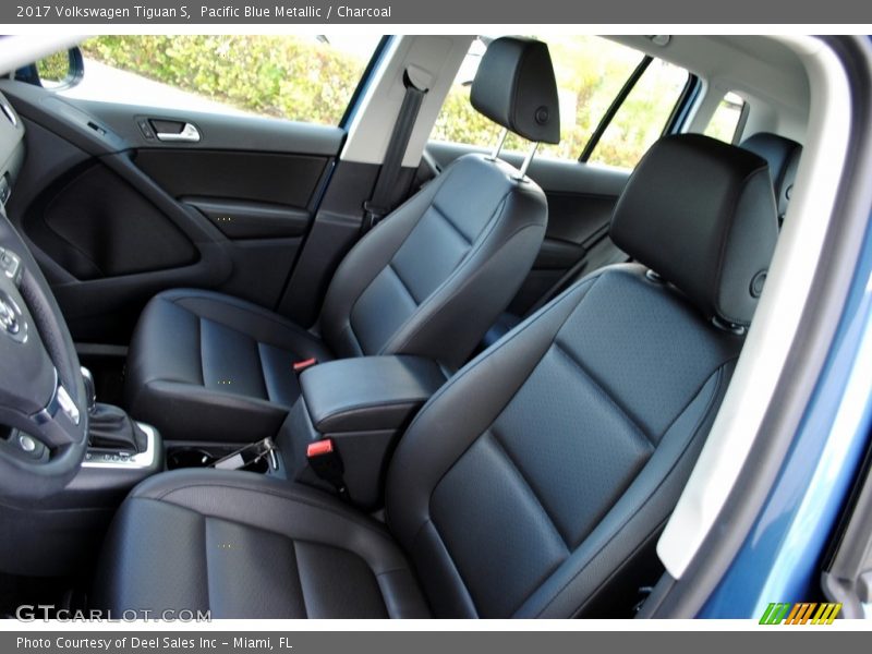 Pacific Blue Metallic / Charcoal 2017 Volkswagen Tiguan S