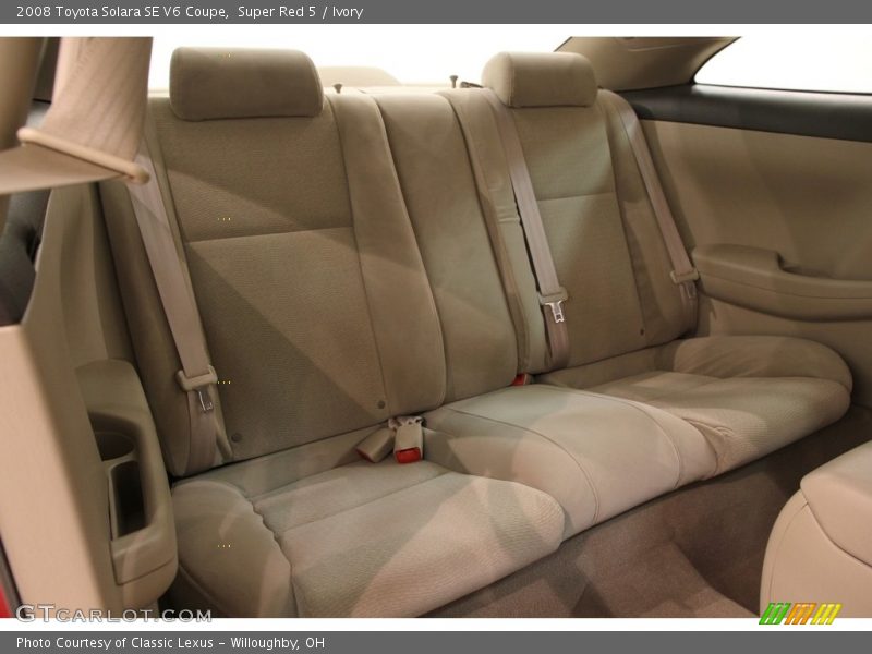 Super Red 5 / Ivory 2008 Toyota Solara SE V6 Coupe