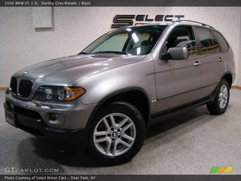 Sterling Grey Metallic / Black 2006 BMW X5 3.0i
