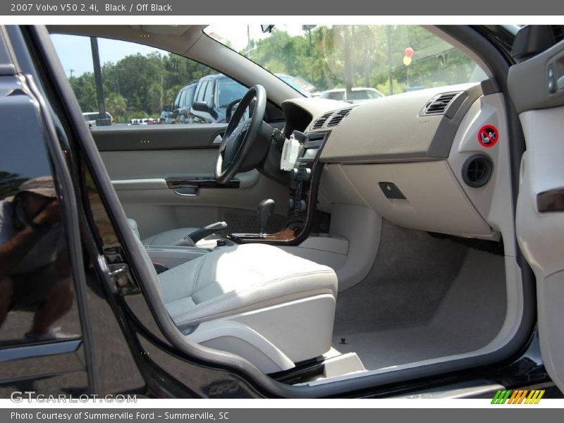 Black / Off Black 2007 Volvo V50 2.4i