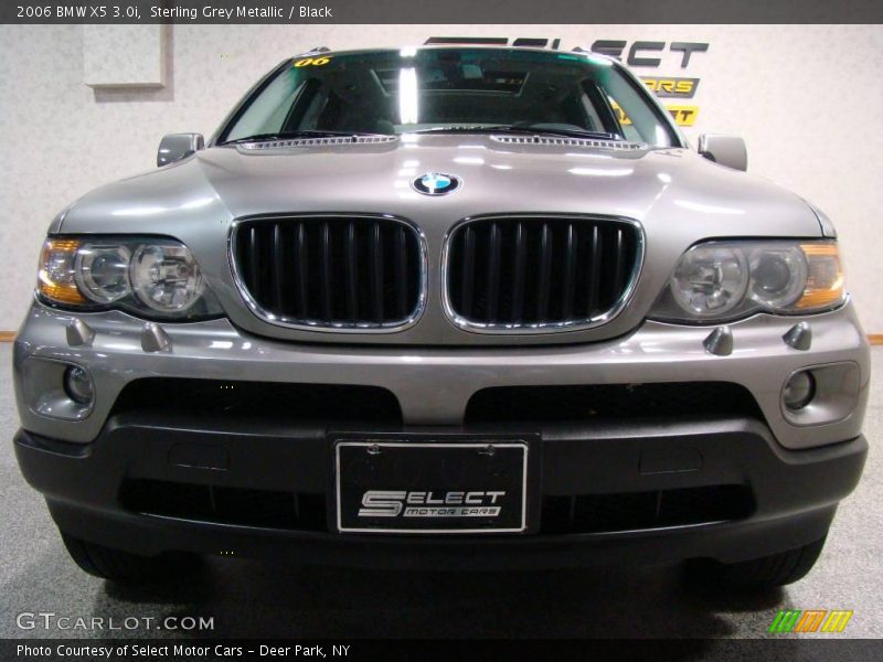 Sterling Grey Metallic / Black 2006 BMW X5 3.0i