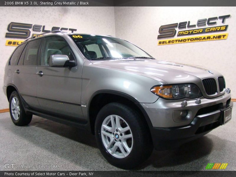 Sterling Grey Metallic / Black 2006 BMW X5 3.0i