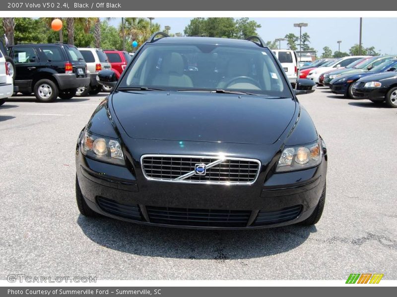 Black / Off Black 2007 Volvo V50 2.4i