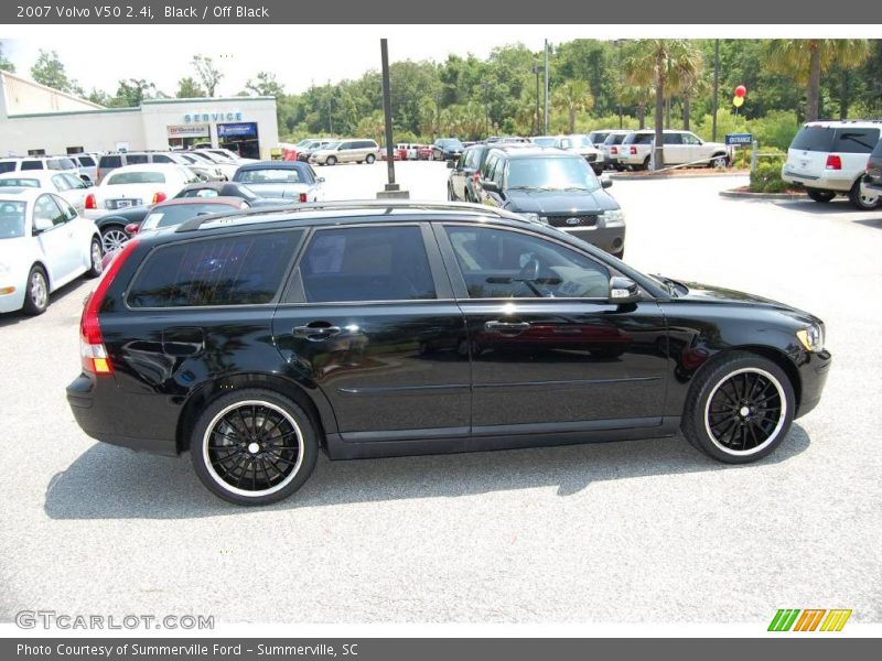 Black / Off Black 2007 Volvo V50 2.4i