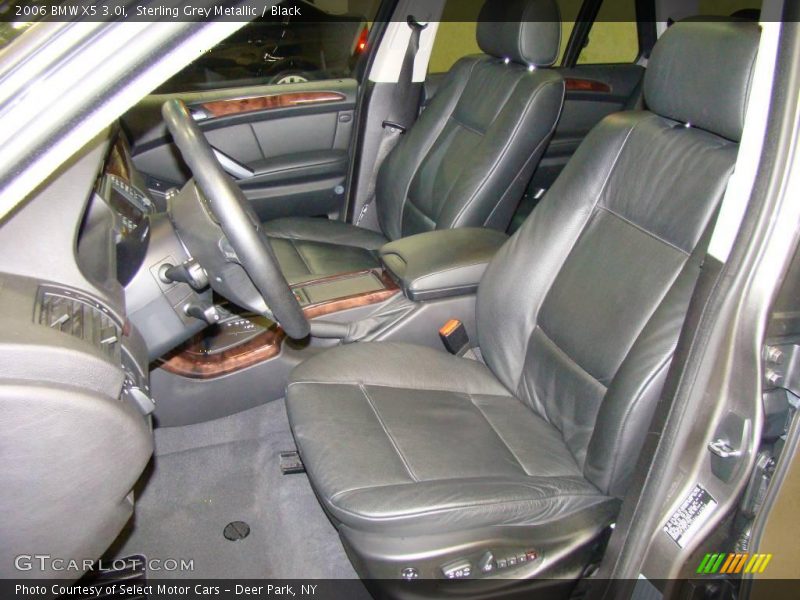 Sterling Grey Metallic / Black 2006 BMW X5 3.0i