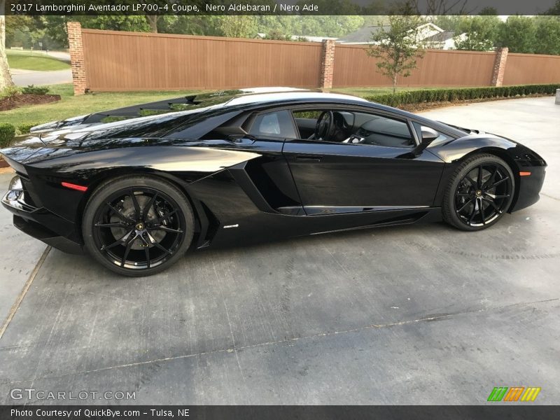 Nero Aldebaran / Nero Ade 2017 Lamborghini Aventador LP700-4 Coupe