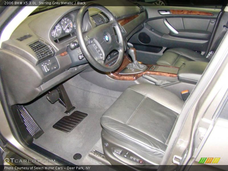 Sterling Grey Metallic / Black 2006 BMW X5 3.0i