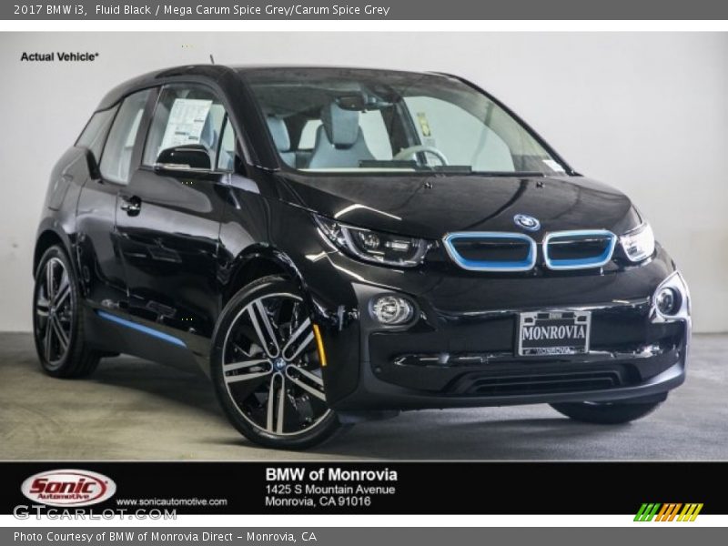 Fluid Black / Mega Carum Spice Grey/Carum Spice Grey 2017 BMW i3