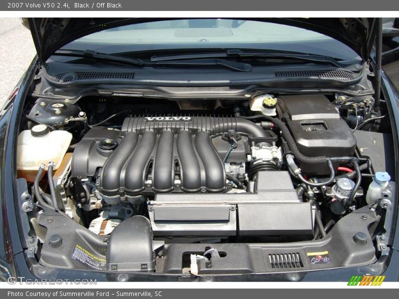 Black / Off Black 2007 Volvo V50 2.4i