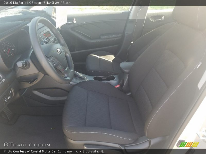 Silky Silver / Black 2016 Kia Forte LX Sedan