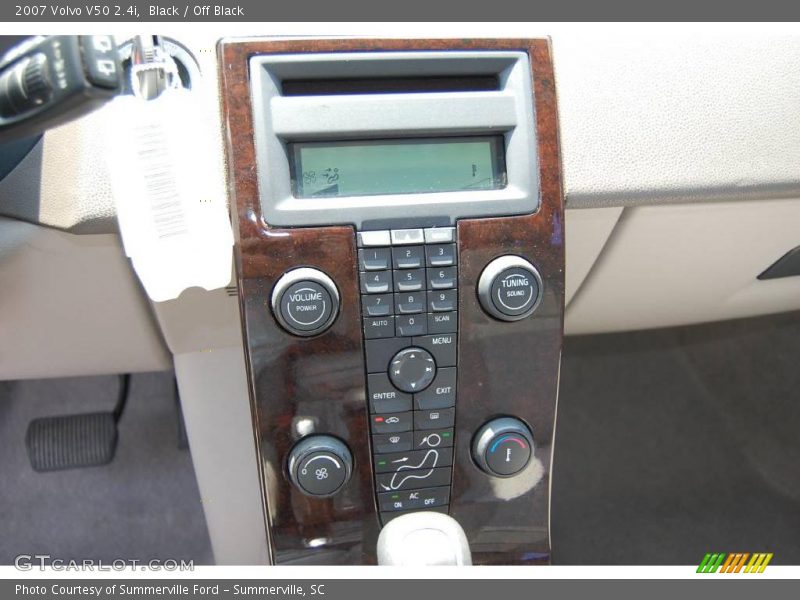 Black / Off Black 2007 Volvo V50 2.4i