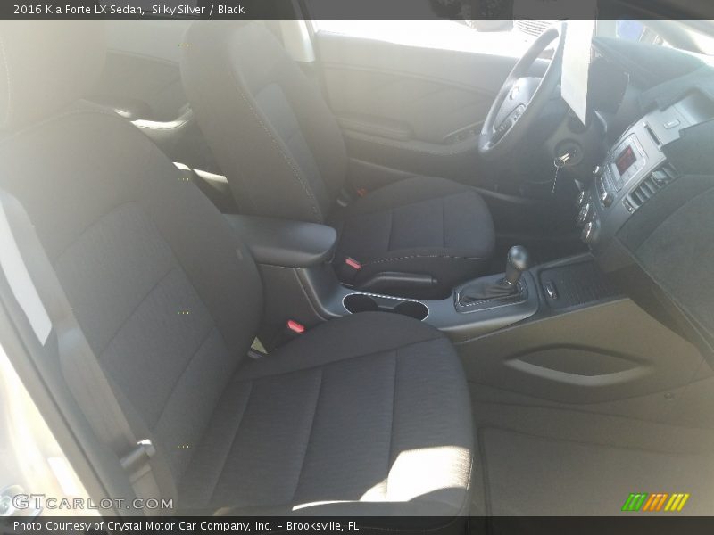 Silky Silver / Black 2016 Kia Forte LX Sedan