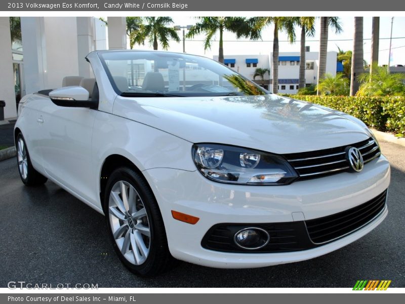 Candy White / Cornsilk Beige 2013 Volkswagen Eos Komfort