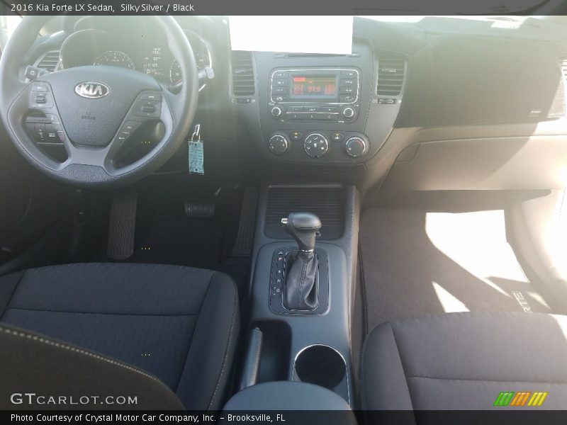 Silky Silver / Black 2016 Kia Forte LX Sedan