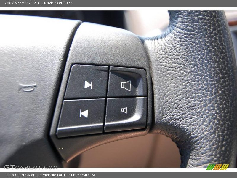 Black / Off Black 2007 Volvo V50 2.4i