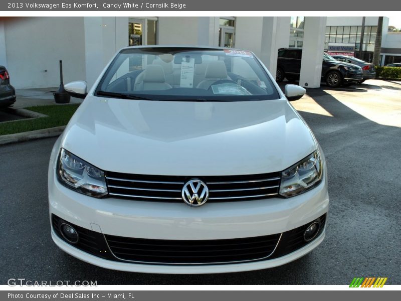 Candy White / Cornsilk Beige 2013 Volkswagen Eos Komfort