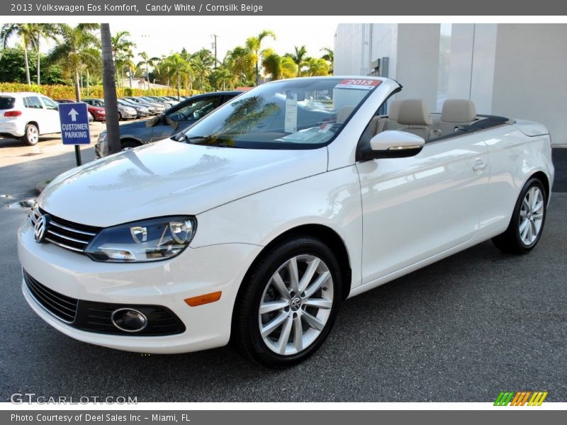 Candy White / Cornsilk Beige 2013 Volkswagen Eos Komfort