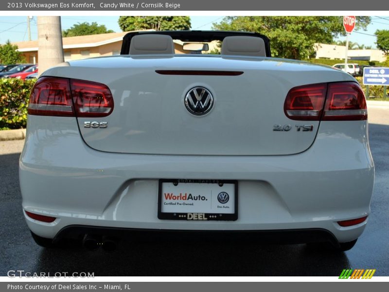 Candy White / Cornsilk Beige 2013 Volkswagen Eos Komfort