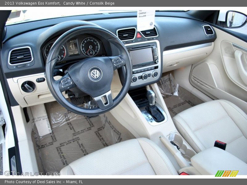 Candy White / Cornsilk Beige 2013 Volkswagen Eos Komfort