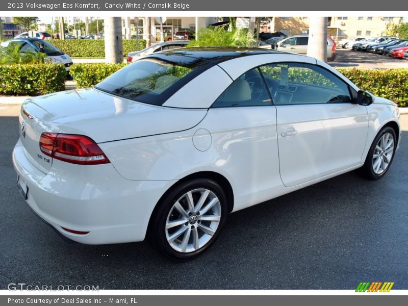 Candy White / Cornsilk Beige 2013 Volkswagen Eos Komfort
