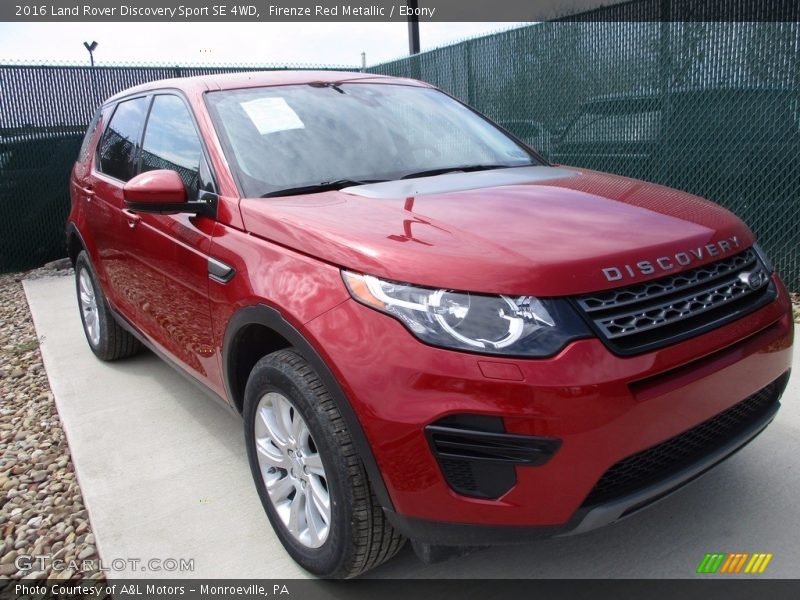 Firenze Red Metallic / Ebony 2016 Land Rover Discovery Sport SE 4WD