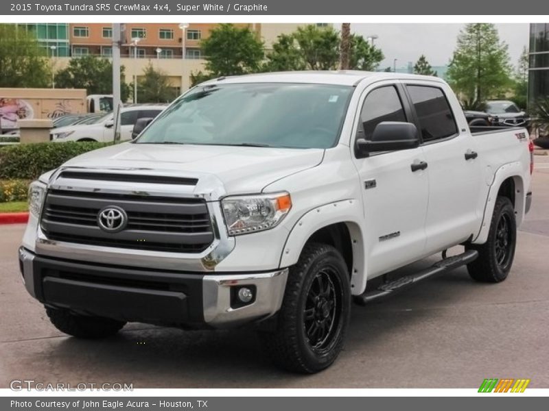 Super White / Graphite 2015 Toyota Tundra SR5 CrewMax 4x4