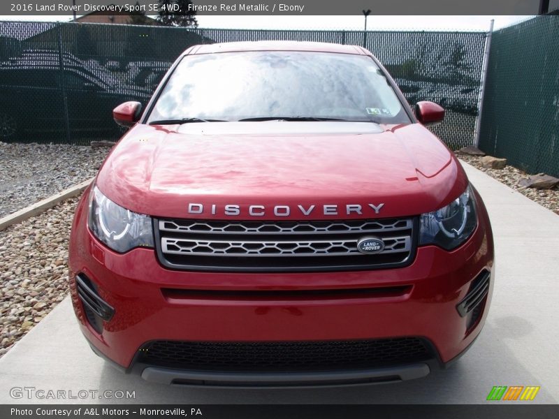 Firenze Red Metallic / Ebony 2016 Land Rover Discovery Sport SE 4WD