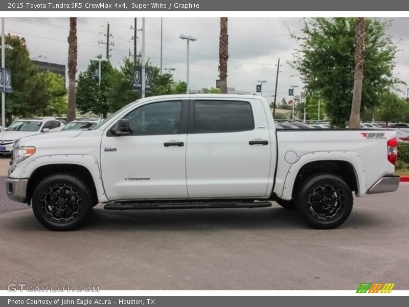 Super White / Graphite 2015 Toyota Tundra SR5 CrewMax 4x4
