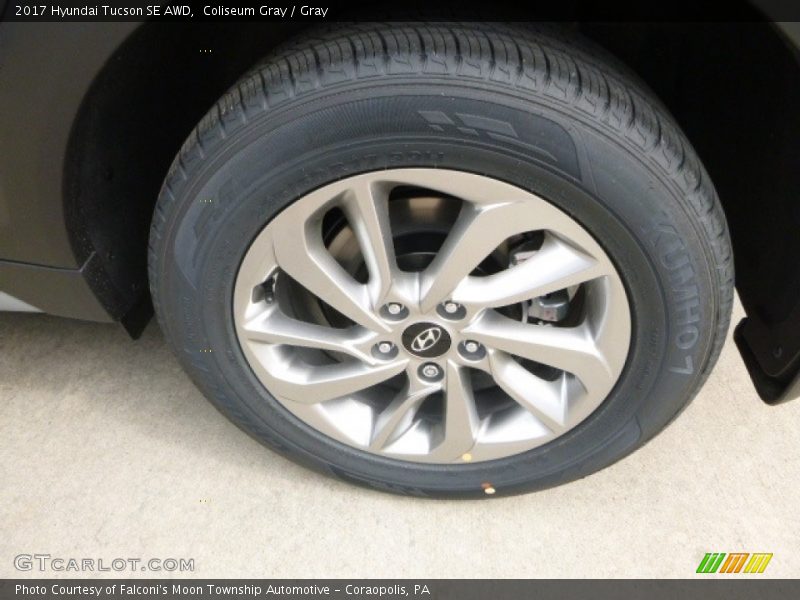 Coliseum Gray / Gray 2017 Hyundai Tucson SE AWD