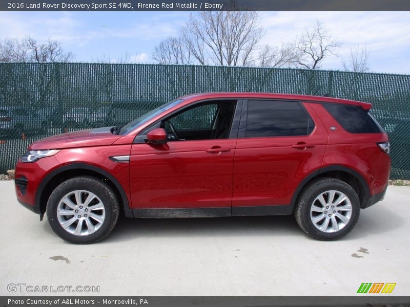 Firenze Red Metallic / Ebony 2016 Land Rover Discovery Sport SE 4WD