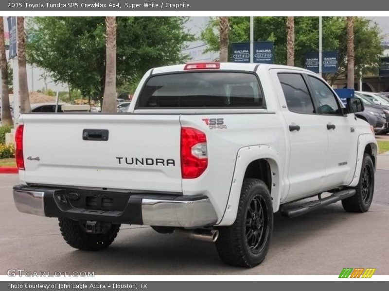 Super White / Graphite 2015 Toyota Tundra SR5 CrewMax 4x4