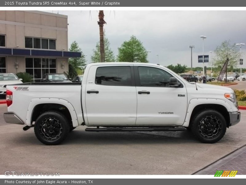Super White / Graphite 2015 Toyota Tundra SR5 CrewMax 4x4