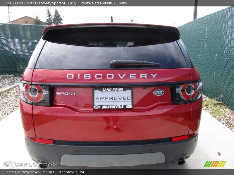Firenze Red Metallic / Ebony 2016 Land Rover Discovery Sport SE 4WD