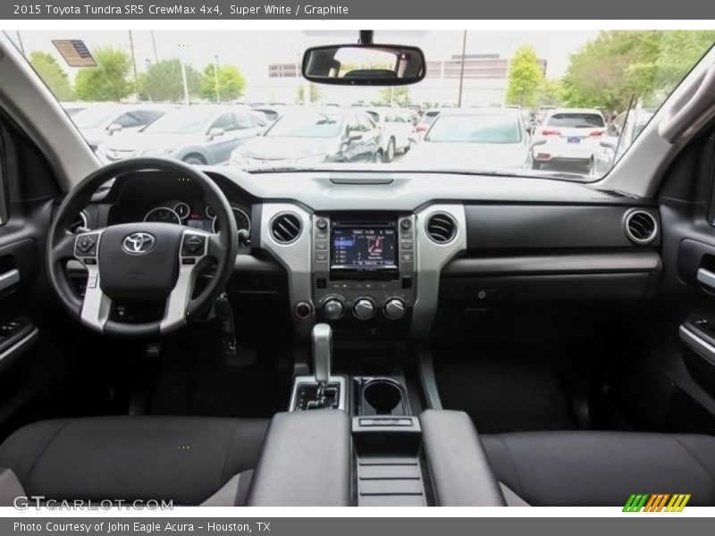 Super White / Graphite 2015 Toyota Tundra SR5 CrewMax 4x4