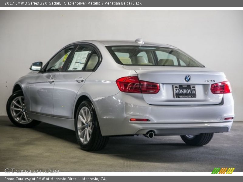 Glacier Silver Metallic / Venetian Beige/Black 2017 BMW 3 Series 320i Sedan
