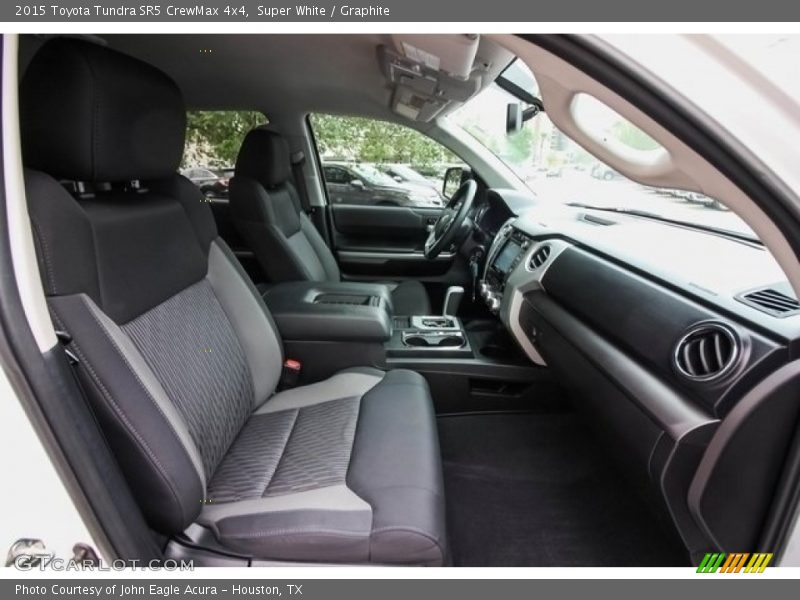 Super White / Graphite 2015 Toyota Tundra SR5 CrewMax 4x4