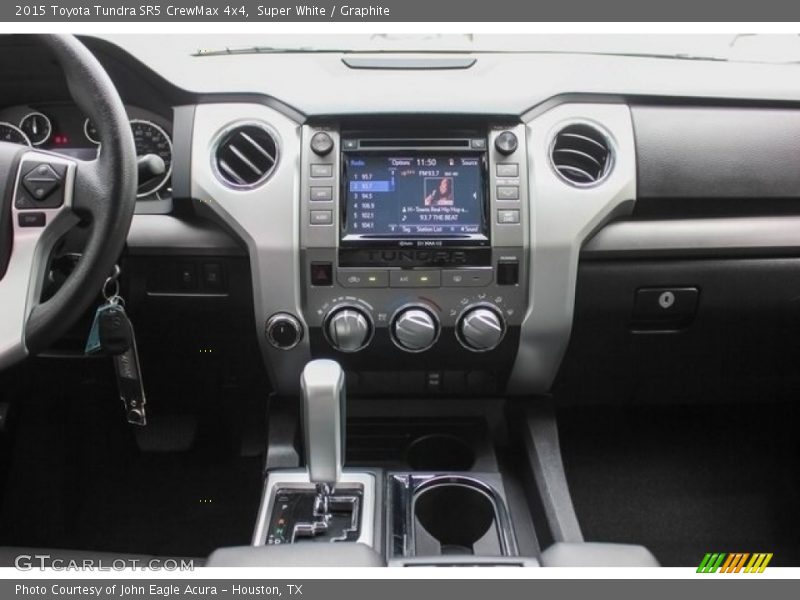 Super White / Graphite 2015 Toyota Tundra SR5 CrewMax 4x4