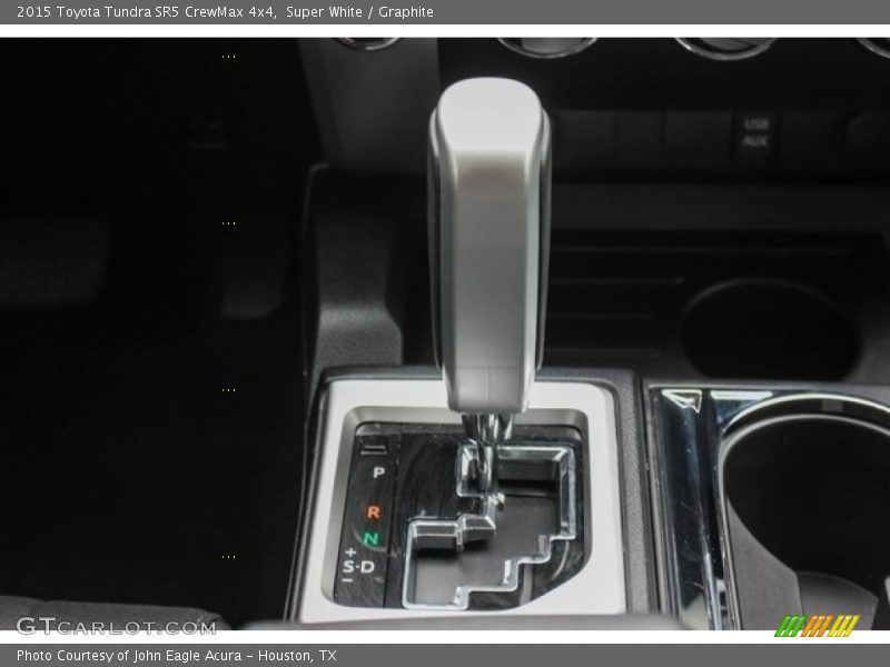 Super White / Graphite 2015 Toyota Tundra SR5 CrewMax 4x4