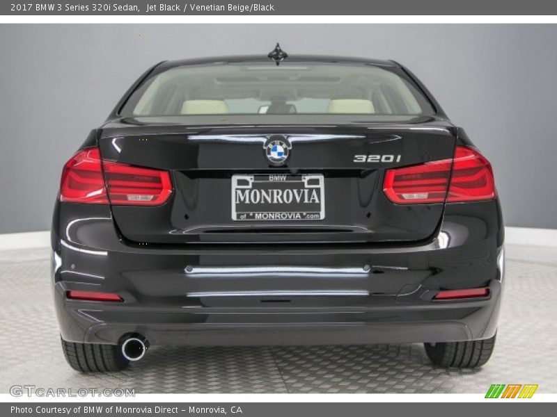 Jet Black / Venetian Beige/Black 2017 BMW 3 Series 320i Sedan
