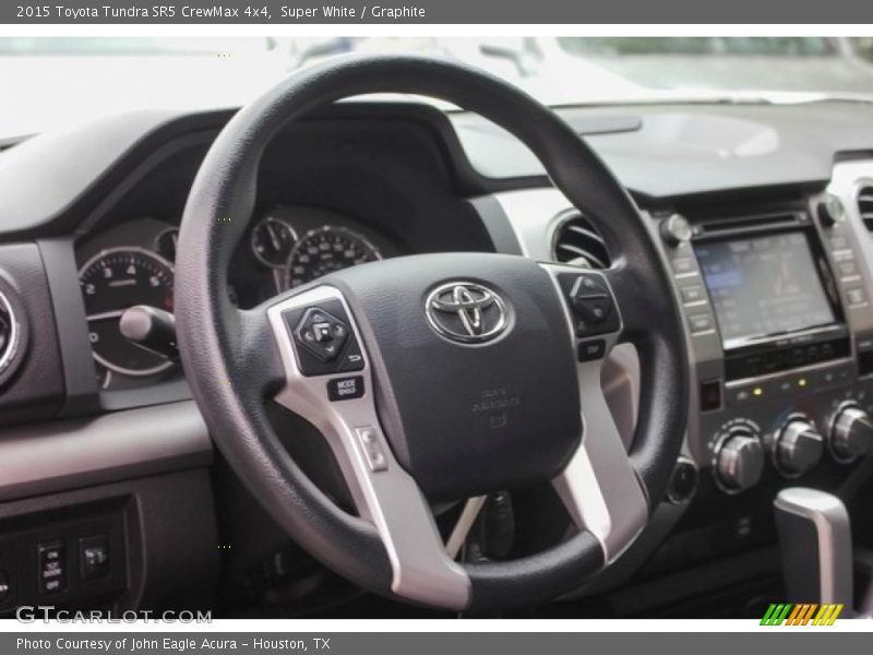 Super White / Graphite 2015 Toyota Tundra SR5 CrewMax 4x4