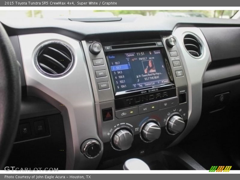 Super White / Graphite 2015 Toyota Tundra SR5 CrewMax 4x4