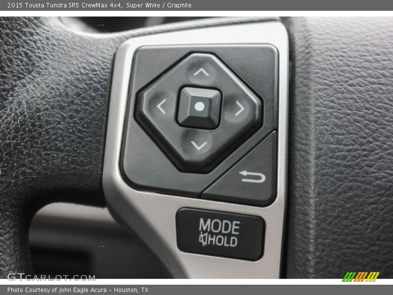 Super White / Graphite 2015 Toyota Tundra SR5 CrewMax 4x4