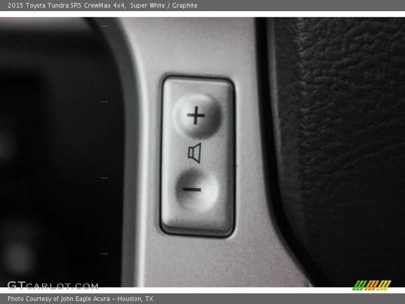 Super White / Graphite 2015 Toyota Tundra SR5 CrewMax 4x4