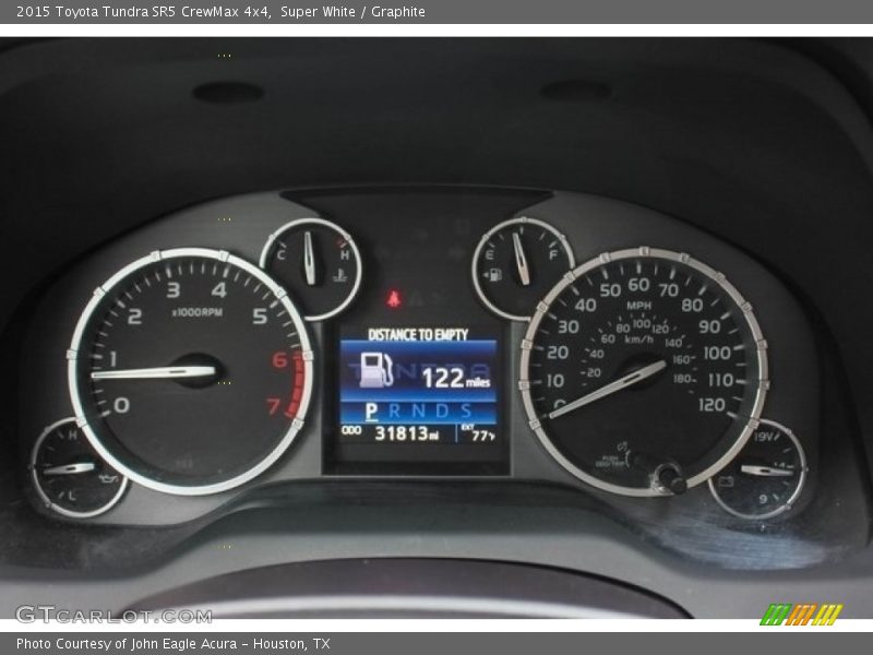 Super White / Graphite 2015 Toyota Tundra SR5 CrewMax 4x4