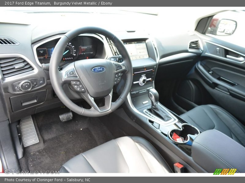 Burgundy Velvet Metallic / Ebony 2017 Ford Edge Titanium
