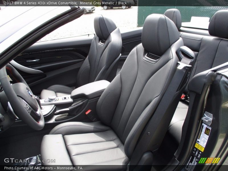 Mineral Grey Metallic / Black 2017 BMW 4 Series 430i xDrive Convertible