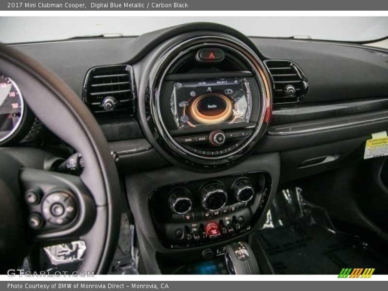 Digital Blue Metallic / Carbon Black 2017 Mini Clubman Cooper