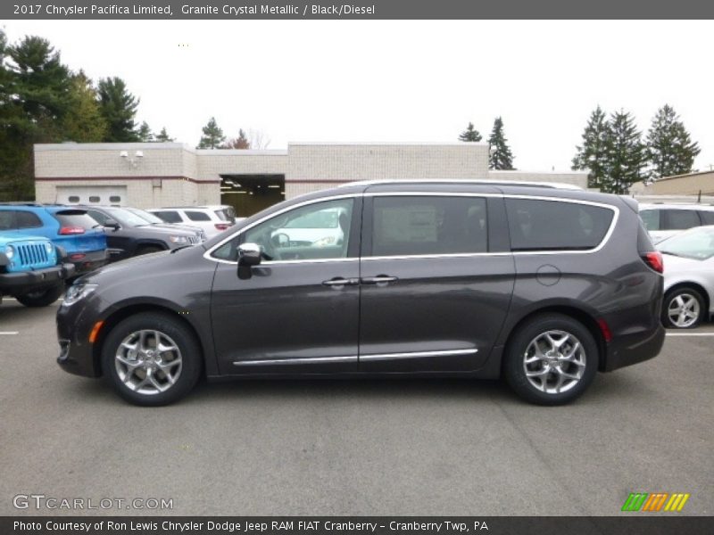 Granite Crystal Metallic / Black/Diesel 2017 Chrysler Pacifica Limited