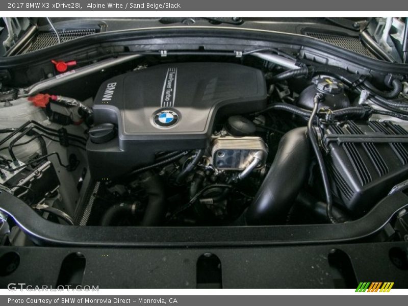 Alpine White / Sand Beige/Black 2017 BMW X3 xDrive28i