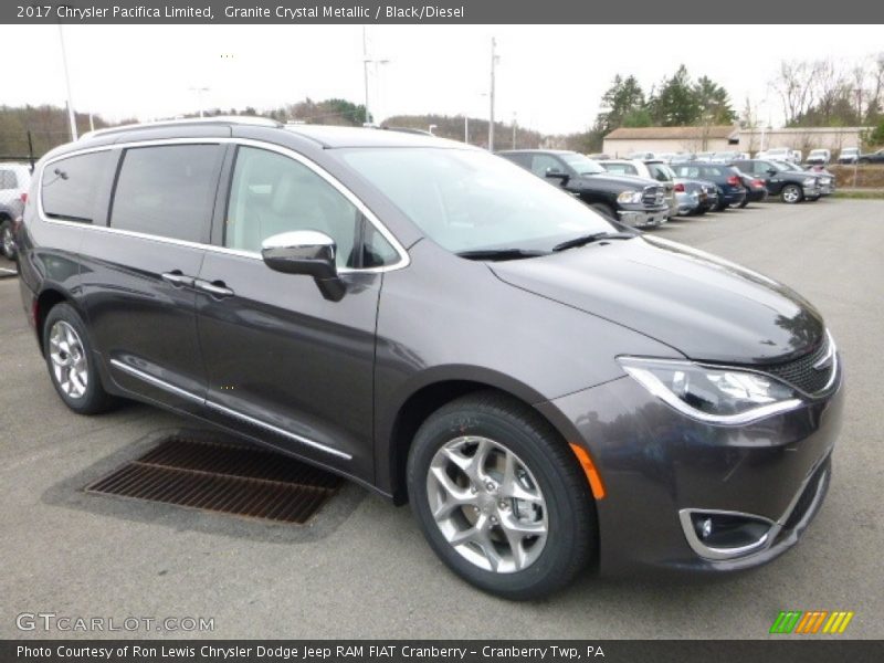 Granite Crystal Metallic / Black/Diesel 2017 Chrysler Pacifica Limited